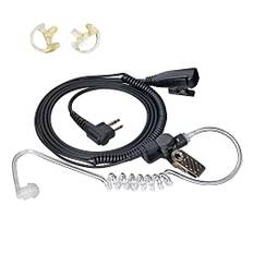 UAYESOK Walkie-Talkie-Headset für Motorola 2-polige XT420 XT460 CP040 GP300 DP1400 CLS1110 CLS1410 Hytera-Radio mit Luftabdeckung und PTT-Mikrofon, P11H1-M