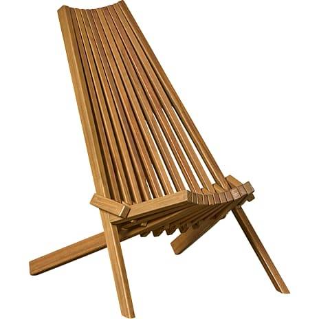Kløverly foldbar loungestol - akacie