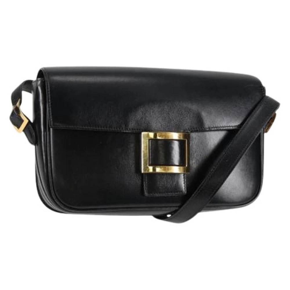 Hermès Vintage Pre-owned Vintage Skuldertaske - Vintage - Dame - Sort - ONE SIZE - Uld