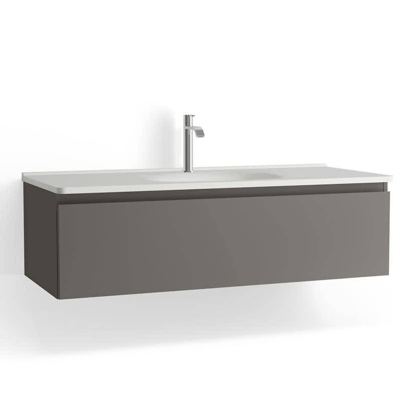 Tvättställsskåp Vedum Flow 1200 Centrerad med 1 Låda