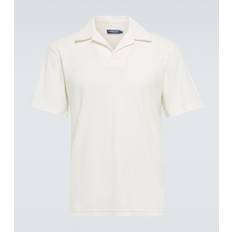 Frescobol Carioca Faustino terry polo shirt - white - EU 50