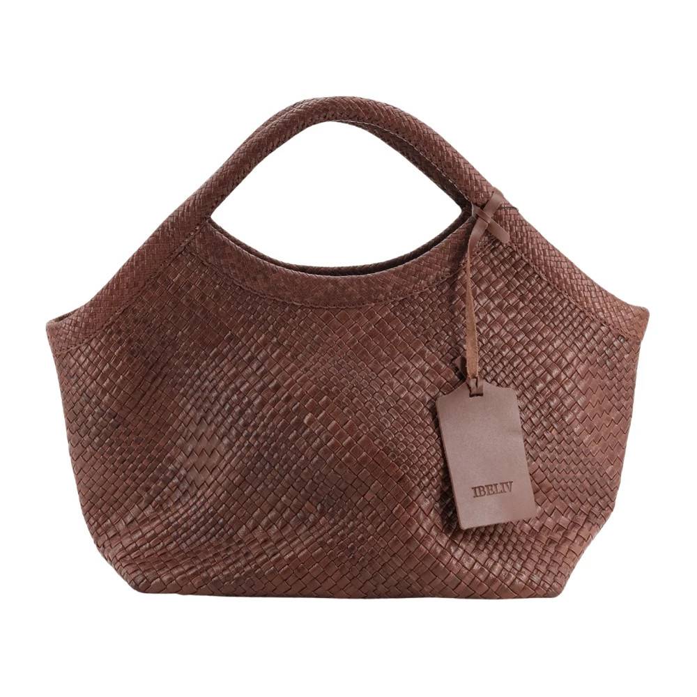 Ibeliv - Pure choco Bag L Väskor - Dam - ONE Size - Läder