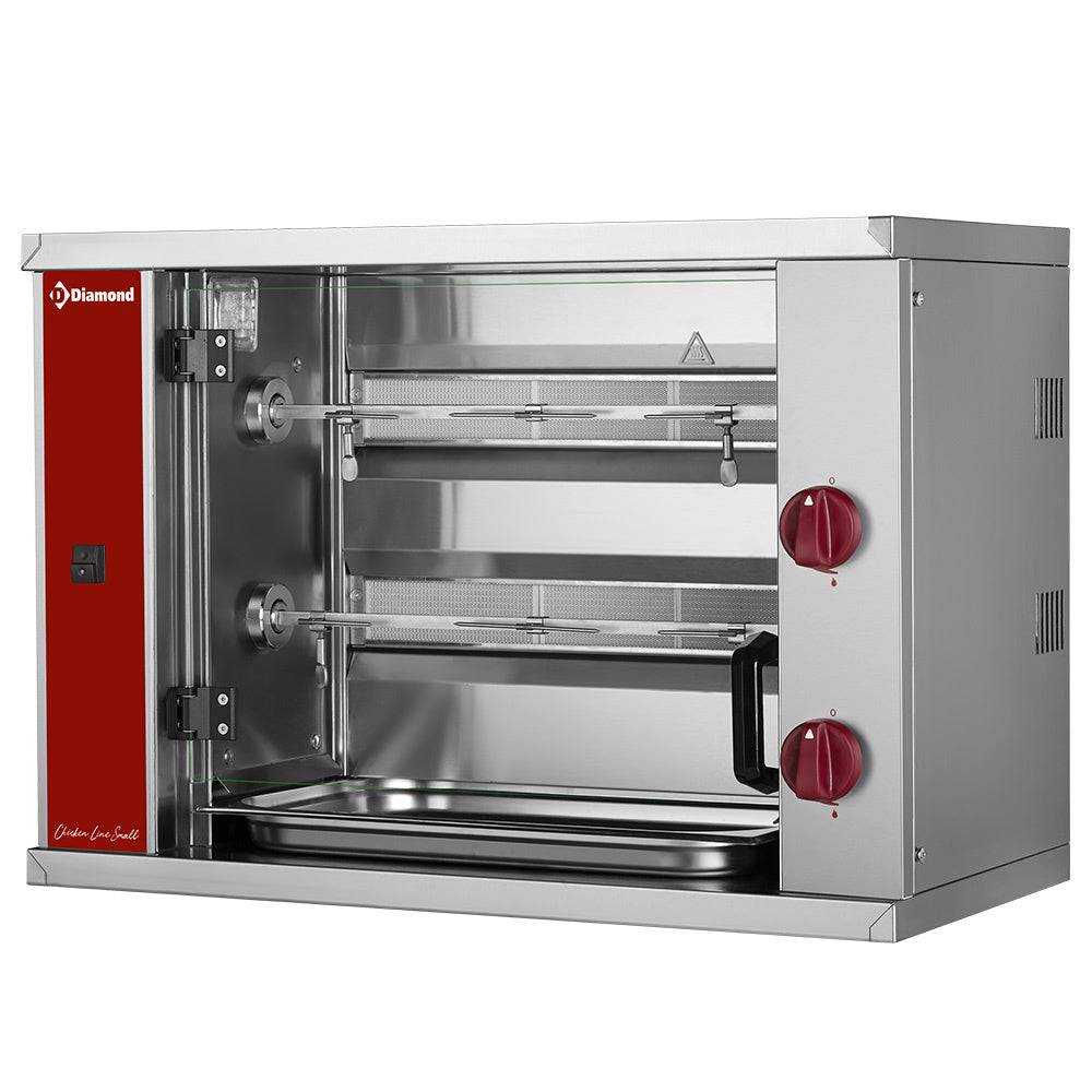 Gas Rotisserie, 2 spyd (6 kyllinger) LILLE