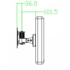 Wall mount / vægbeslag til TV / Monitor, VESA, maks. 11 kg, grå