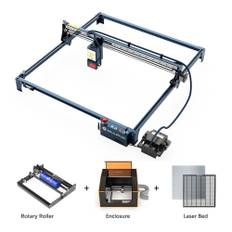 SCULPFUN S30 Ultra 33W Laser Cutter + 660*660mm Laser Bed + Rotary Roller + Enclosure