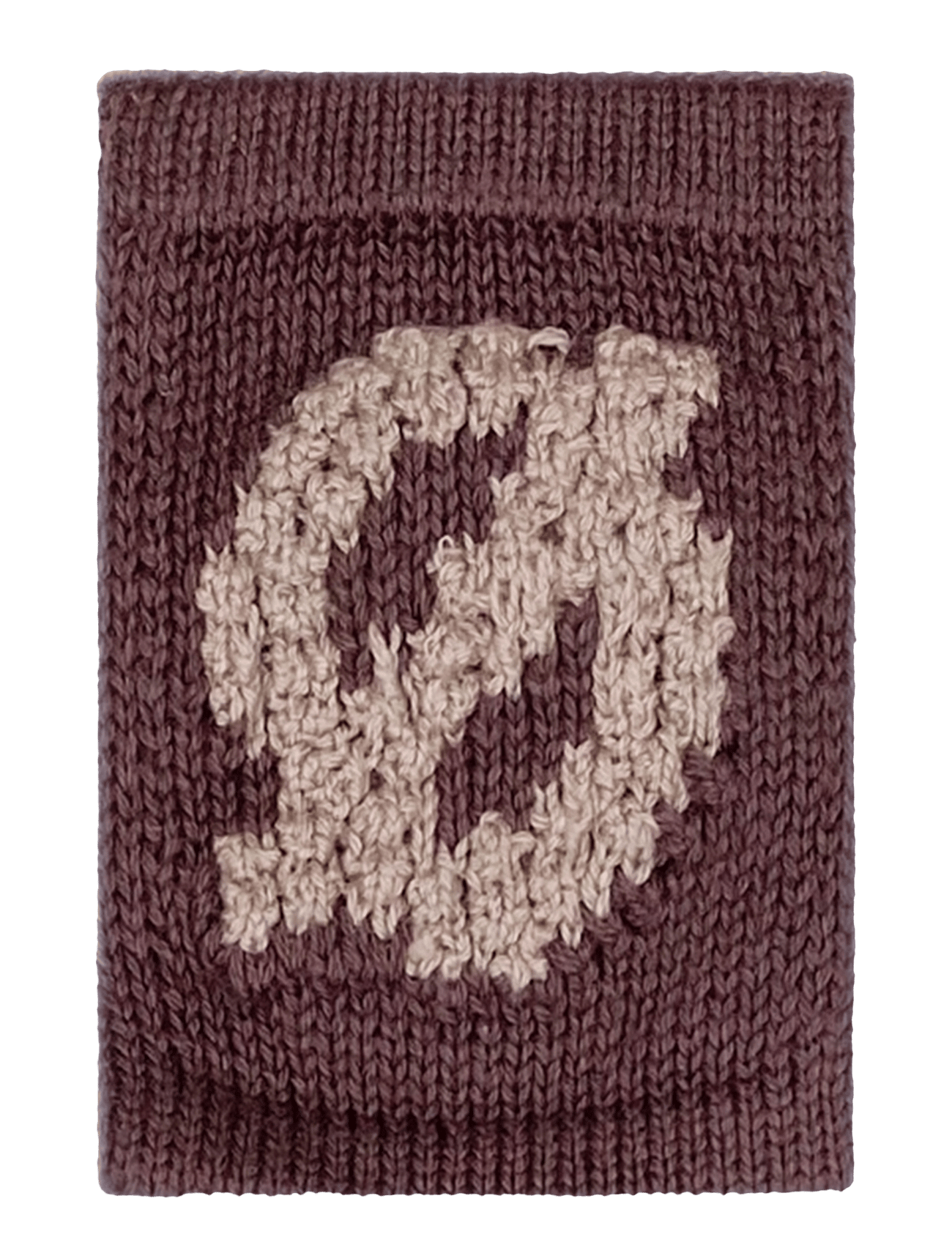 Smallstuff Knitted Letter Ø, Nature - Brown - One Size 10 cm