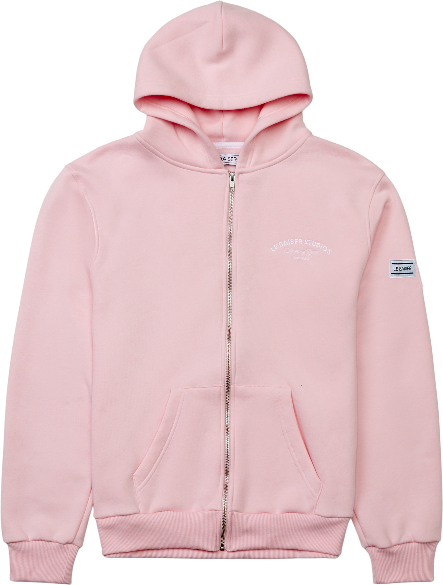 Le Baiser Lappe Hoodie Loose fit - Lyserød - XL.