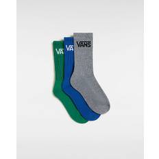 VANS Kids Classic Vans Crew Socks (3 Pairs) (verdant Green) Youth Green, Size 9.5-13 - Green - 9.5-13