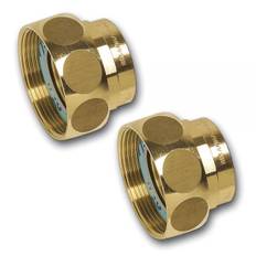 Pumpenverschraubung Satz Rp 1/2'' IG x 1'' ÜW Innengewinde Rotguss, inklusive Dichtungen