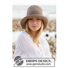 209-8 Garden Girl by DROPS Design DOWNLOAD OPSKRIFTEN HER Hæklet hat i DROPS Bomull-Lin eller DROPS Paris. Arbejdet hækles ovenfra og ned med fastmasker. Pinde og tilbehør lægges i kurven separat. Se alle opskrifter fra DROPS her. .
