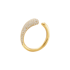 Georg Jensen Mini Mercy Ring i 18 Karat Guld med Brillanter 0,53 Carat TW/VS