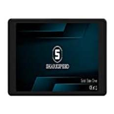 SHARKSPEED SSD 4 TB 2,5 tum SATA 3 (6 Gb/s) TLC 3D NAND SSD hårddisk Intern Solid State Drive för bärbara datorer, stationär dator (4 TB, 2,5 tum)