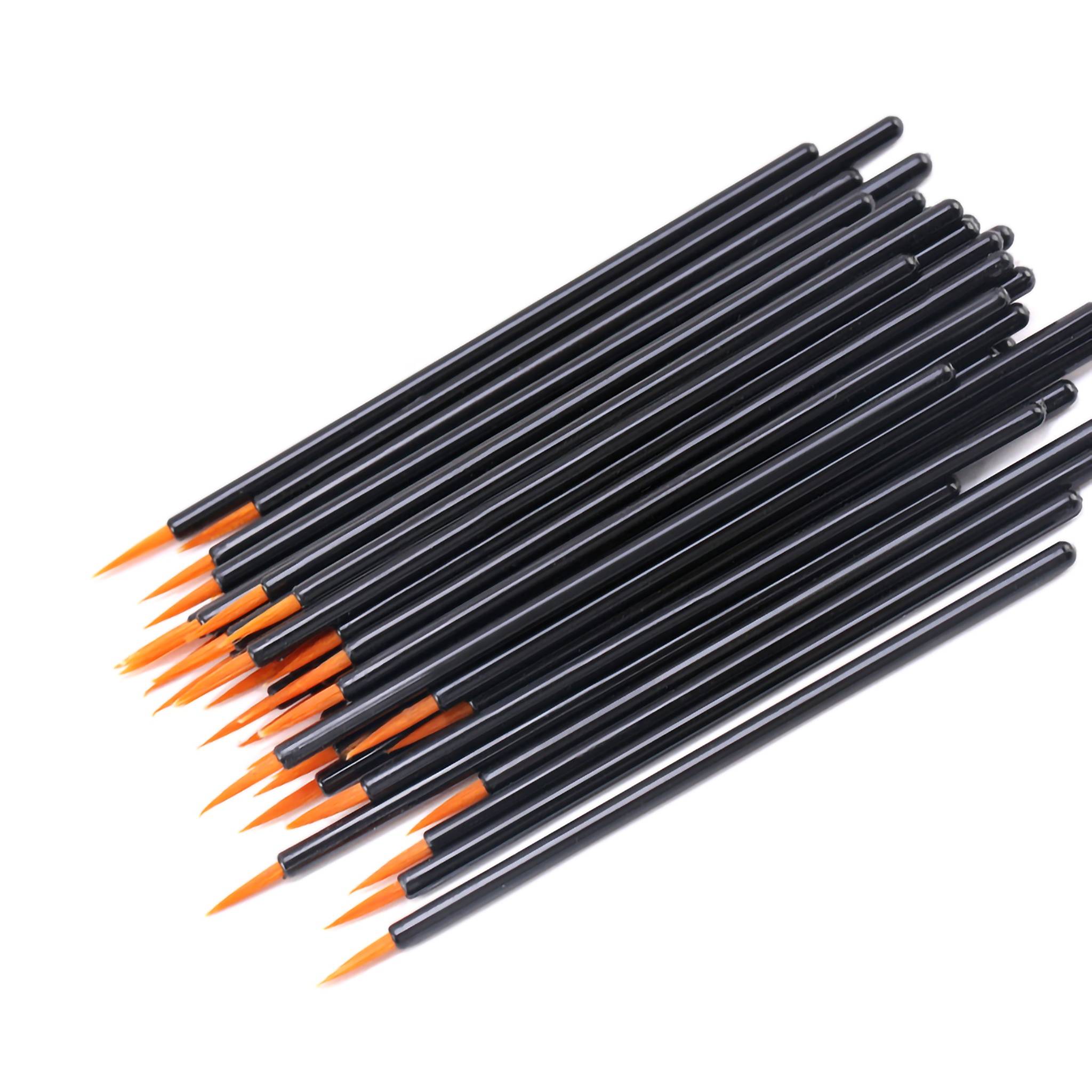 OEM 50Pcs/Pack Makeup Disposable Eyeliner Brush One-Off Liquid Eyeliner Wand Applicator Disposable Makeup Eyeliner