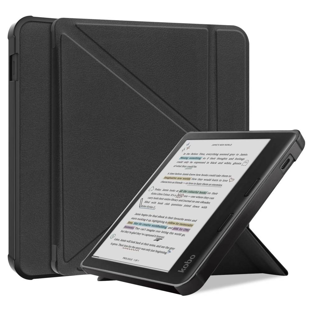 Fodral Origami Kobo Libra Colour svart