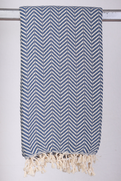 Hamam Jenny Sildeben Denim - 200 * 220 cm Sengetæppe