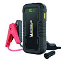 MICHELIN MJS160 Jump Starter und Power Bank | Starthilfegerät 16.000 mAh|Spitzenstrom von 2000A / 12V Fahrzeuge| LED Licht |Geeignet für 6.0l Benzin und 4.0l Diesel, Schwarz