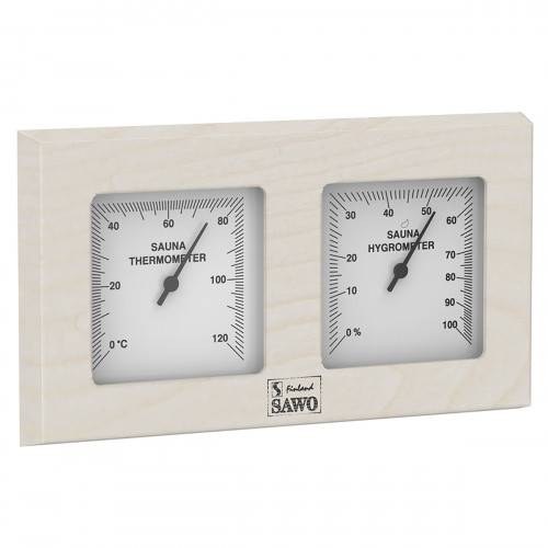 Sawo Sauna Termometer - Hygrometer 224 -THA, Aspen.