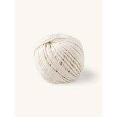Makramégarn - Bomull. 3 mm x 50 m. 140 g. - Off White - Søstrene Grene