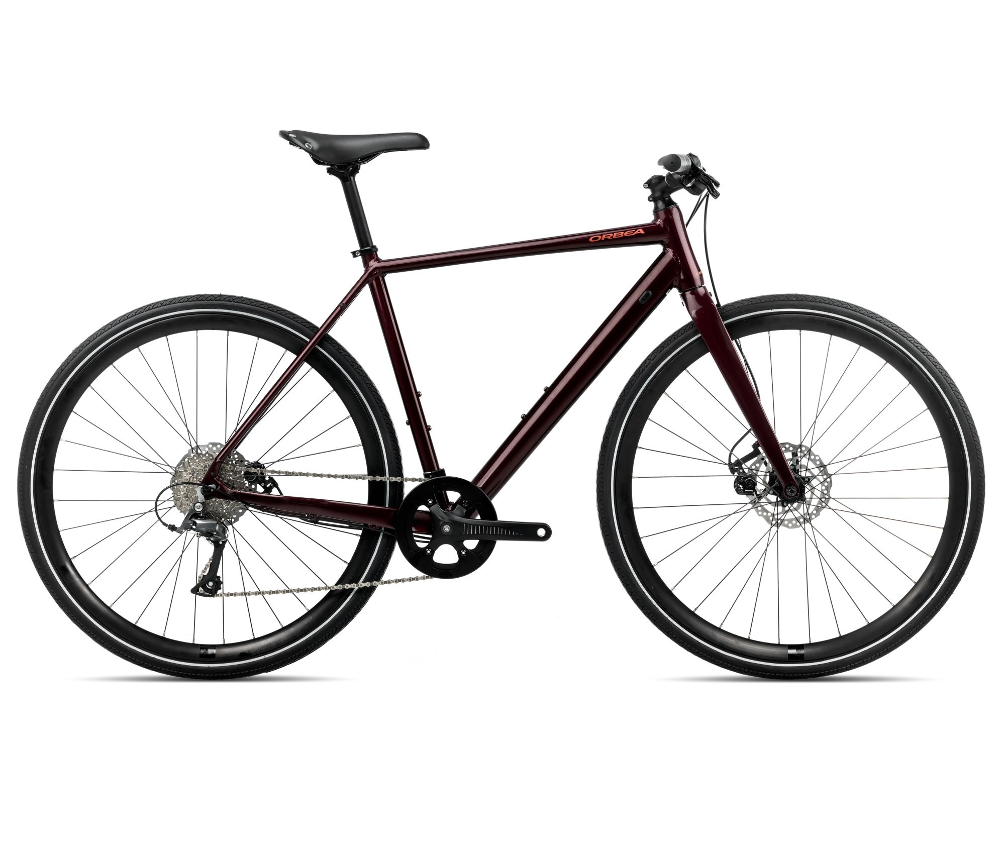 Orbea Vector 35 | Hybridcykel | Metallic Burgundy Red
