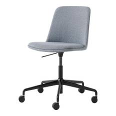 &Tradition - Rely HW31 Black Aluminium Base / Re-wool 718 - Skrivebordsstole - Hee Welling - Grå