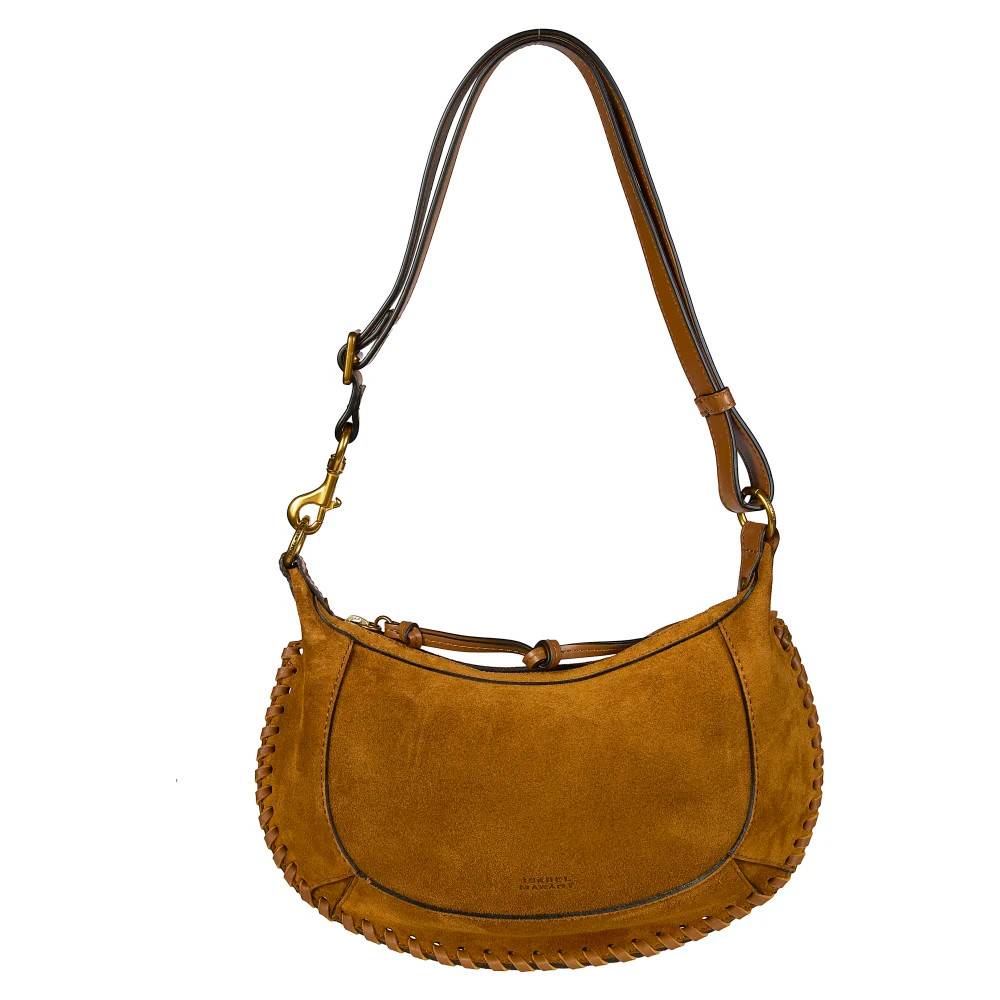 Isabel Marant Oskan Moon Skuldertaske - Tasker - Dame - Brun - ONE SIZE - Uld