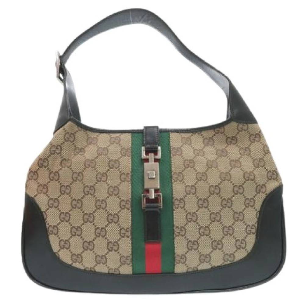 Gucci Vintage - Pre-owned Canvas Axelremsväska Vintage - Dam - ONE Size -