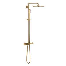 Grohe Rainshower system 310 komplet brusesæt med termostat i børstet messing
