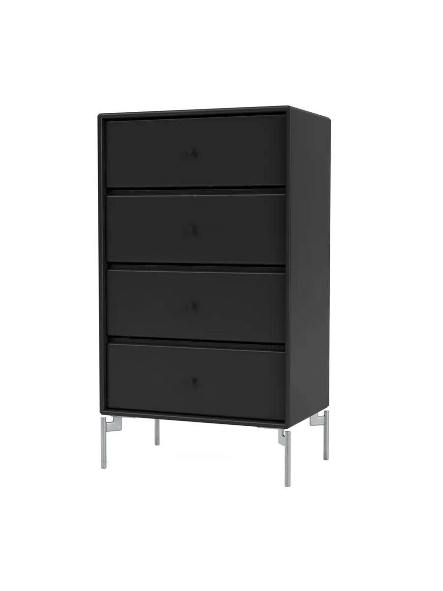 1143 skuffemodul inkl. ben fra Montana Black / Krom / 38 cm - Jacobsen Plus