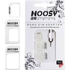 Gsm City SIM CARD ADAPTER MICRO SIM NANO SIM 3IN1 + KEY WHITE