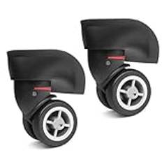 Resväskskydd, Bagagehjul,1 Par Bagagehjul Resväskabyte Hjulrulle Reparationssats 360 graders Spinner Caster Heavy Duty Wheel(W143 Large)