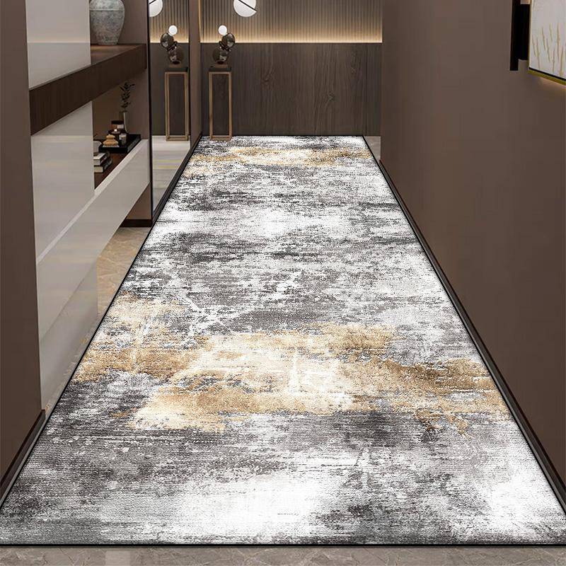 Nordic Abstract Long Corridor Carpet Non-slip Hallway Area Rugs Hotel Passageway Runners Washable Porch Entry Doormat Easy Clean 160*200cm