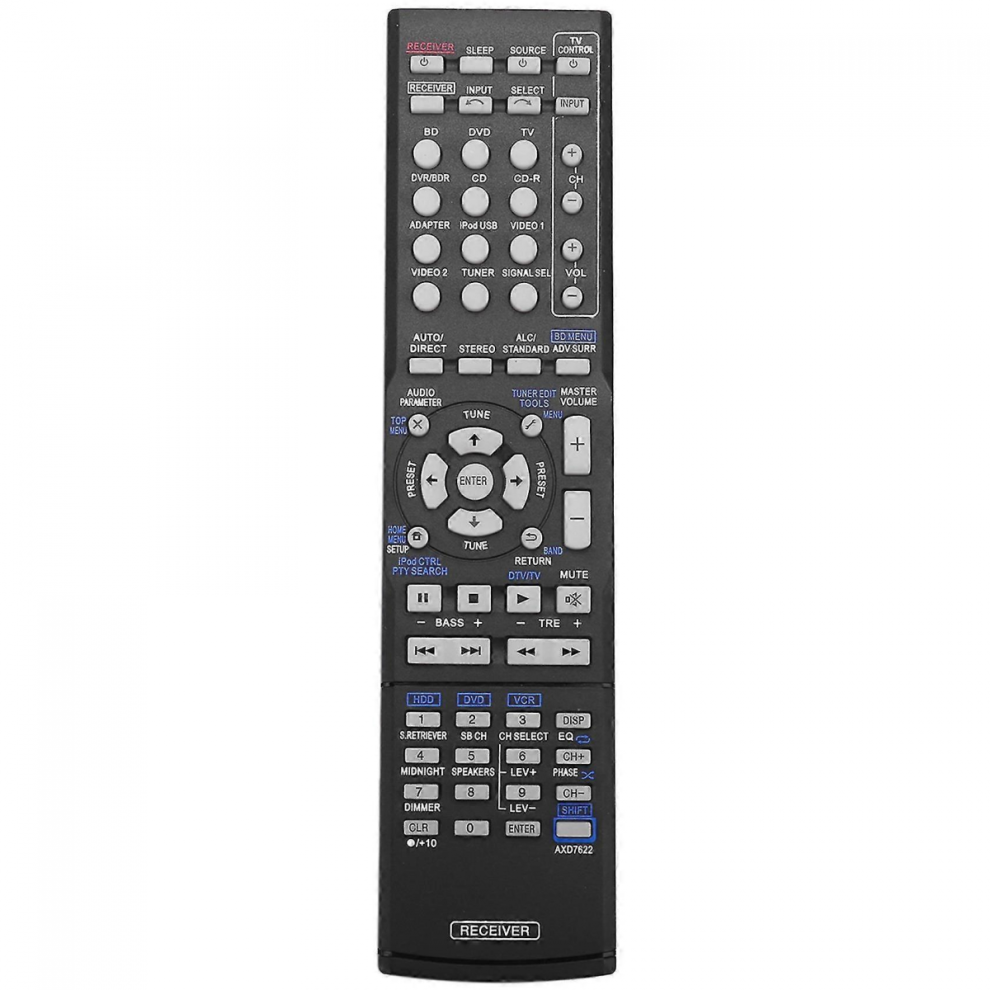 Ny fjernbetjening passer til Pioneer VSX-521/AXD7660/VSX-422-K/AXD7622 AV-receiver