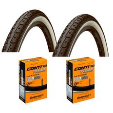 Continental RIDE Tour hverdagsdæk 700 x 45C sort/hvid sampak dunlopventil
