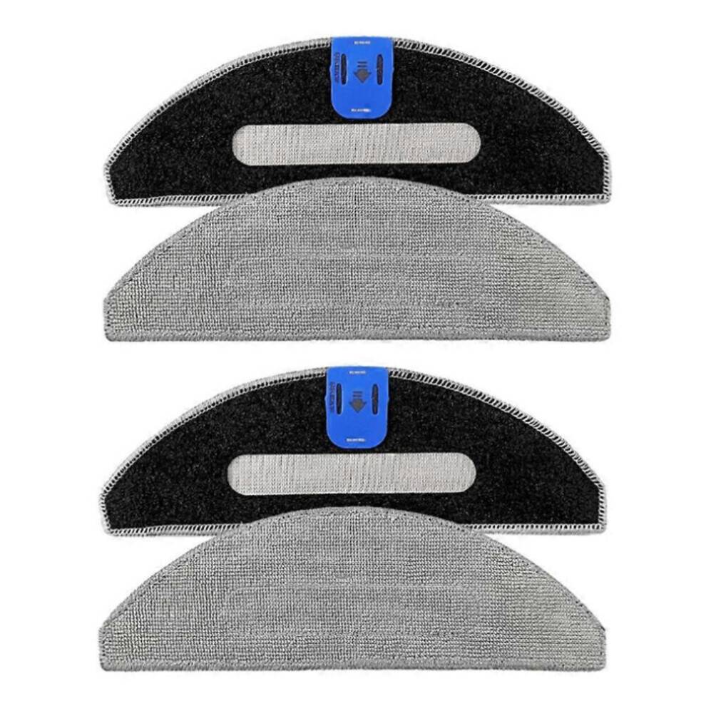Pakke med 4 ekstra mikrofiberklude. Kompatibel med iRobot Roomba Combo I5+/I5/J5+/J5 robotstøvsugere, vaskbare og genanvendelige.