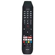 VINABTY RC43141 fjärrkontroll ersättning passar till Hitachi Smart TV med Netflix Youtube & Fplay-knappar 32HB26J61U 32HB26T61UA 50HB26T72U 524HB21T65U 24HB21T65U