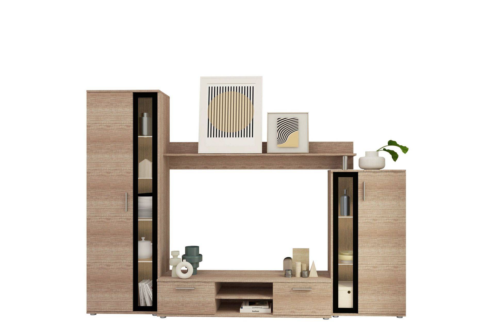 Olerum Tv-möbelset 256x40 cm - Natur TV-möbelset