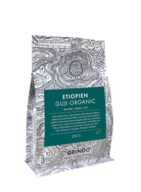 Gringo Etiopien Guji kaffebönor 250g