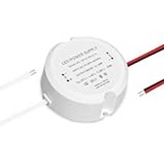 HNCY Transformer 220V to 12V, Mini Ring LED Driver 12V 12W 1A, AC to DC Switching Power Supply, Constant Voltage Transformer, Ultra-Thin IP66 LED Driver for LED Lights