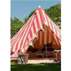 4m Bell Tent 'Summer Fete' 285gsm 100% Natural Canvas - 4m