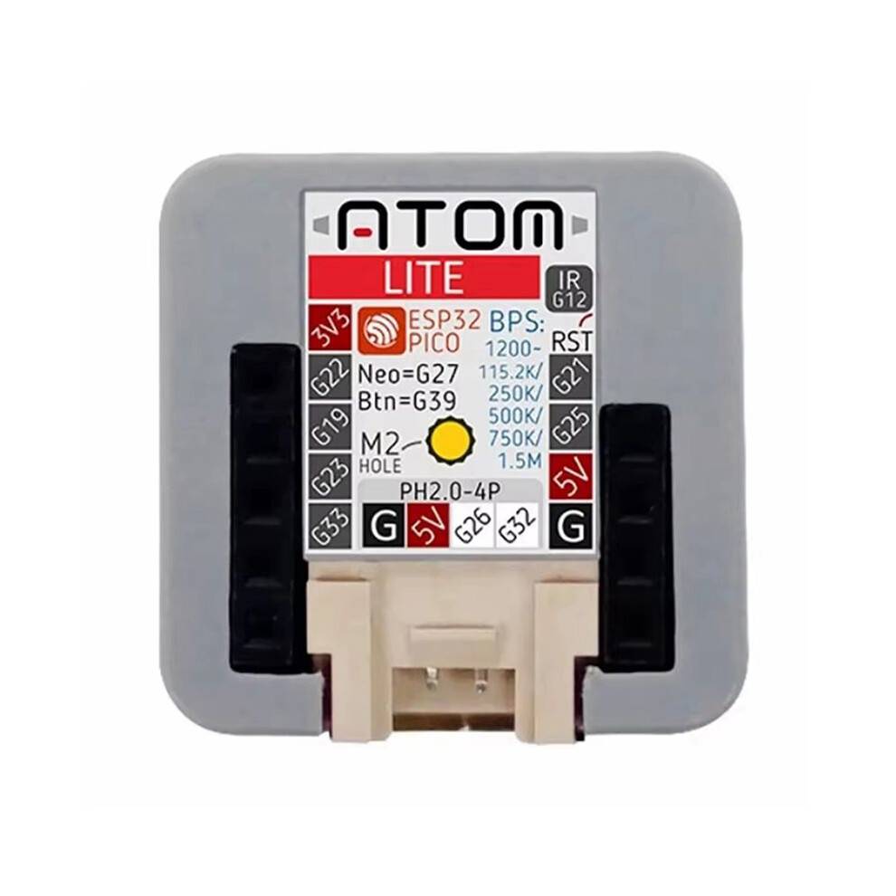 2X M5Stack ATOM Lite ESP32- Development Board Kit with WiFi Programmable Button IoT Node Module