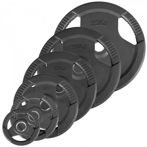 Taurus 50 mm-viktskiva gummerad 3G grå