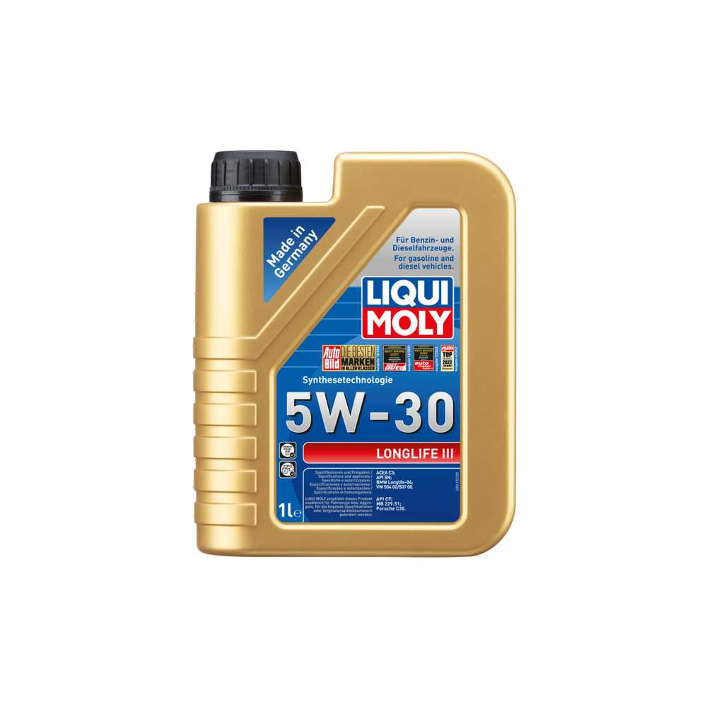 Motorolja LIQUI MOLY Longlife III 5W30 1L. 5w-30