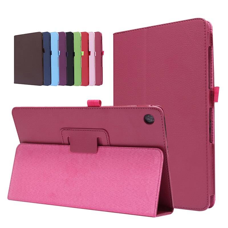 Lenovo Tab M10 HD Fodral - Flip Stand - Röd