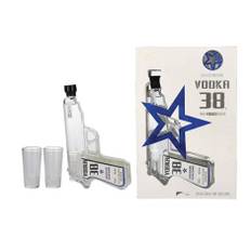 Vodka 38 gaveæske m/ 2 glas, 40%, 200ml