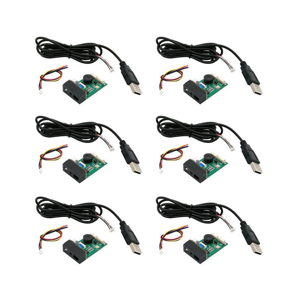 6X GM67 1D/2D USB UART Barcode Scanner QR Code Scanner Module Reader