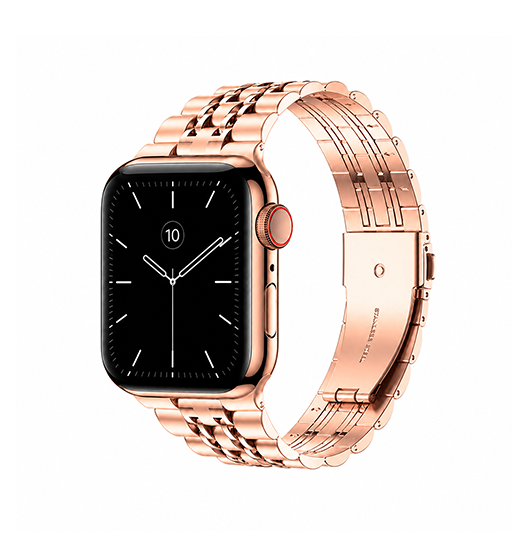 Apple Watch (38/40/SE/41/42mm) - Butterfly Stål Urlænke - Rose
