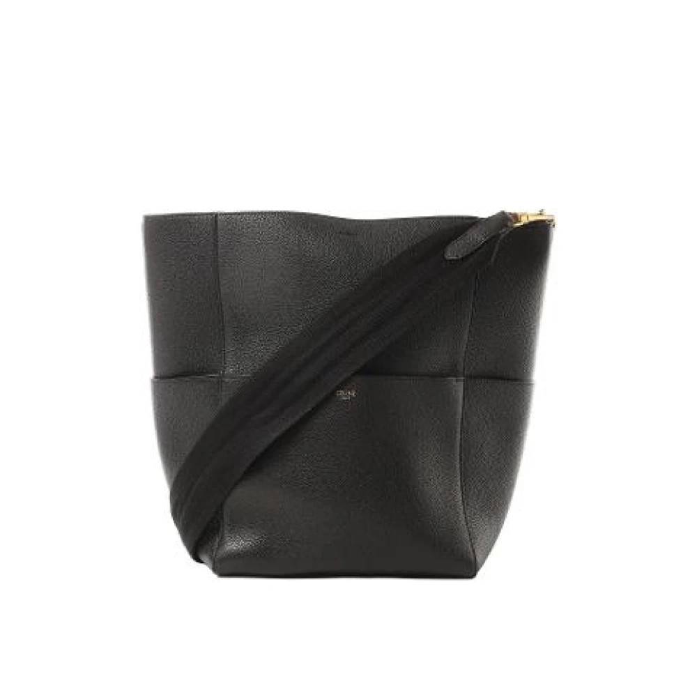 Celine Vintage Pre-owned Seau Sangle Bucket Bag - Vintage - Dame - Sort - ONE SIZE - Uld