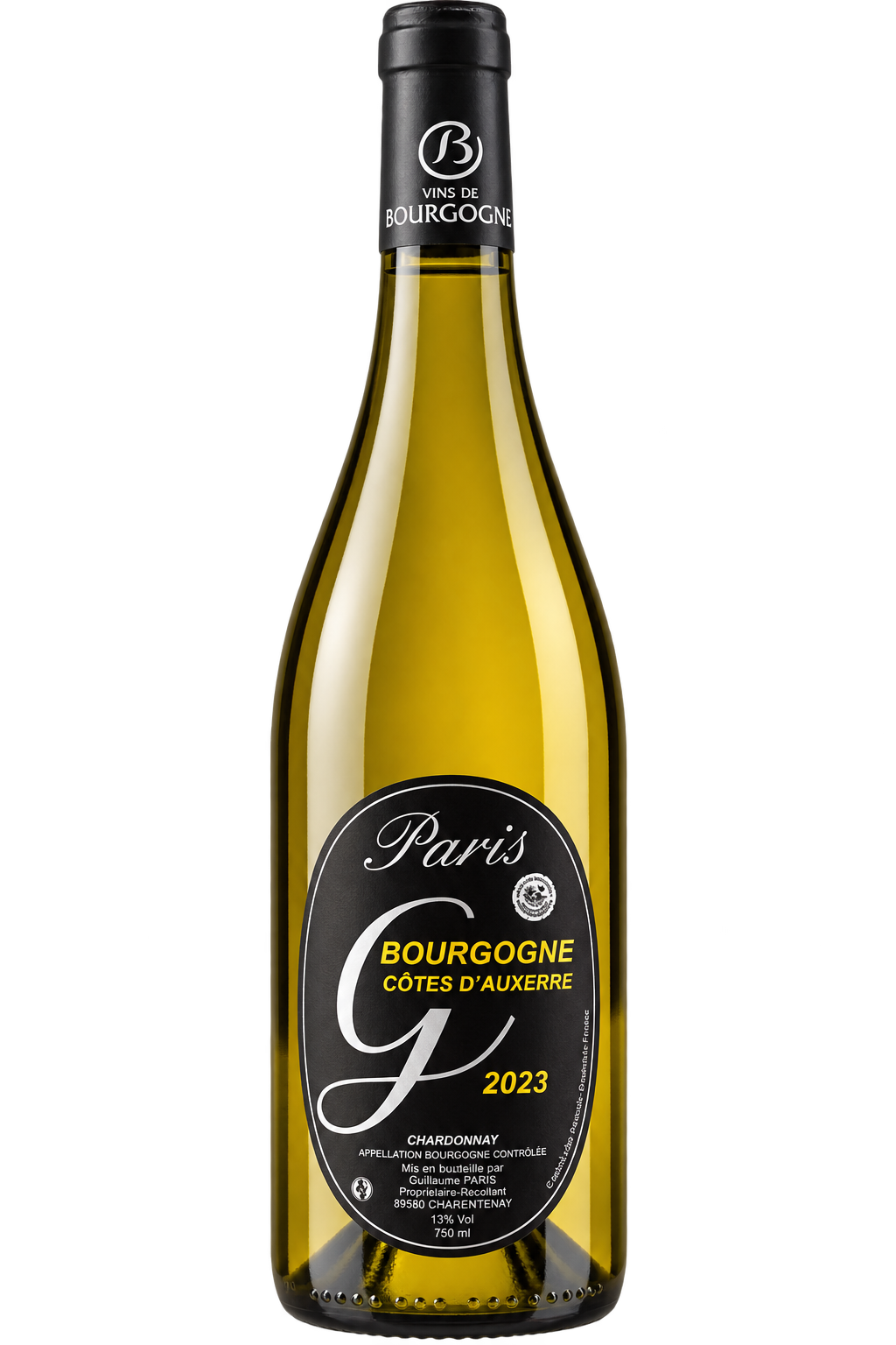 Paris Bourgogne Côtes dAuxerre Chardonnay 2023 13% | 75 cl