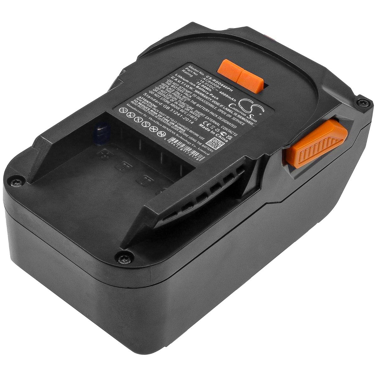 18V 4Ah Batteri for AEG, Ridgid L1850R L1815R L1840R L1830R L1820R B1820R B1830R L182OR BBH BBM BFL BKS BS BSB BSS BST 18
