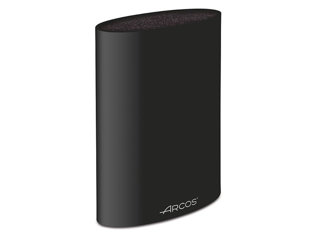 Knivblock, 22x16x6,5 cm, Arcos Universal, Gummifiber/Polypropenfiber